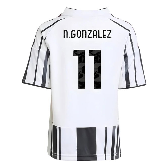 2025-2026 Juventus Home Mini Kit (N.Gonzalez 11) — Buy Online