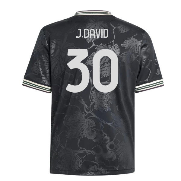 2025-2026 Juventus Third Shirt (Kids) (J.David 30) — Shop Online