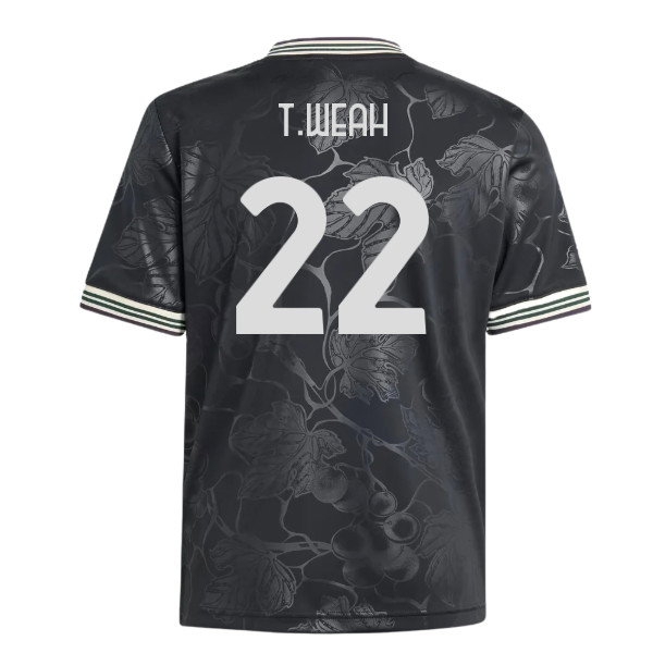 2025-2026 Juventus Third Shirt (Kids) (T.Weah 22) — Buy Online