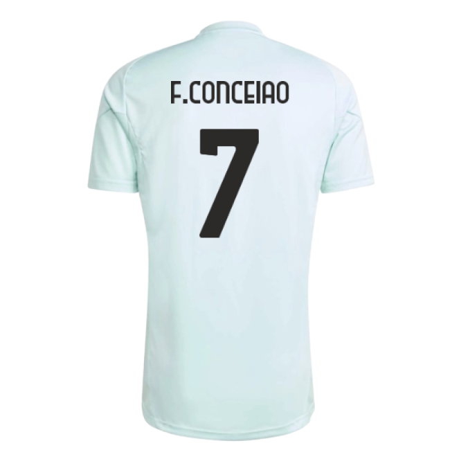 2025-2026 Juventus Training Jersey (Semi Flash Aqua) (F.Conceiao 7) — Shop Now