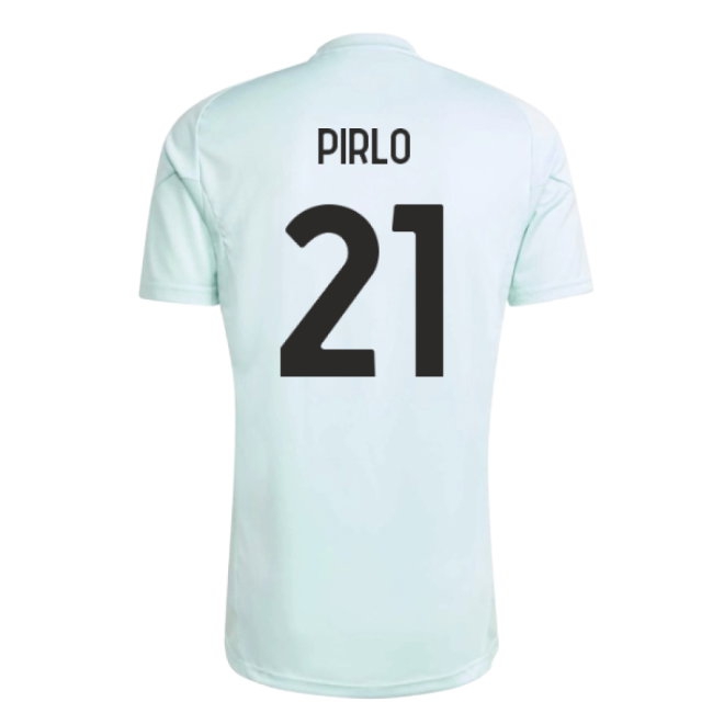 2025-2026 Juventus Training Jersey (Semi Flash Aqua) (Pirlo 21) — Buy Now