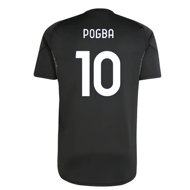 2025-2026 Juventus Training Shirt (Black) (Pogba 10) — Shop Now
