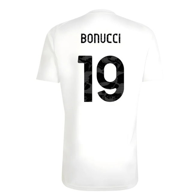 2025-2026 Juventus Training Shirt (White) (Bonucci 19) — Buy Now