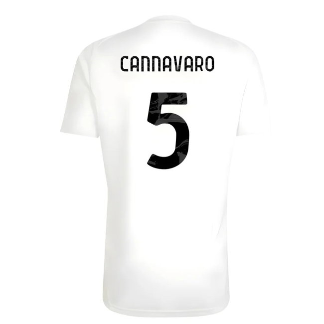 2025-2026 Juventus Training Shirt (White) (Cannavaro 5) — Shop Now