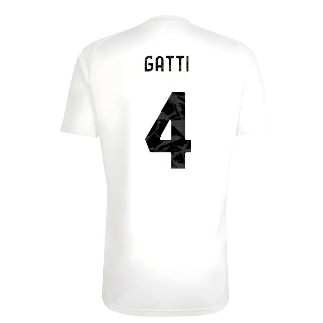2025-2026 Juventus Training Shirt (White) (Gatti 4) — Shop Online