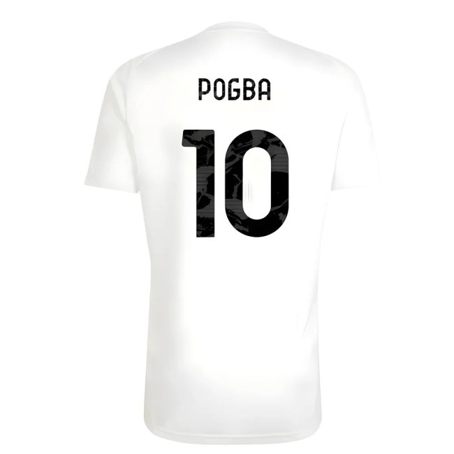 2025-2026 Juventus Training Shirt (White) (Pogba 10) — Buy Now