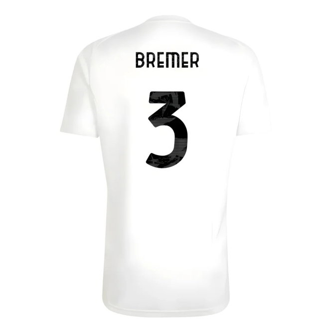 2025-2026 Juventus Training Tee (White) (Bremer 3) — Shop Now