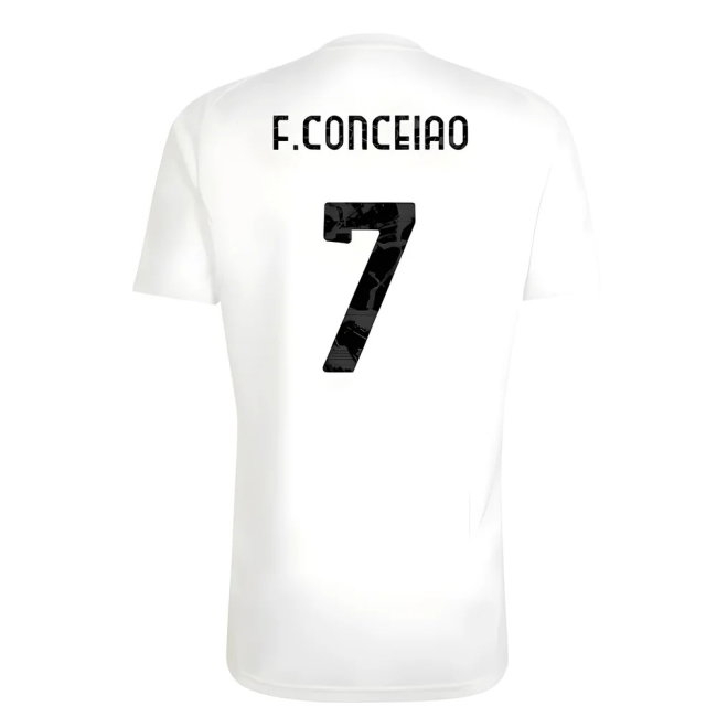 2025-2026 Juventus Training Tee (White) (F.Conceiao 7) — Buy Online