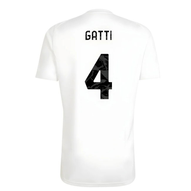 2025-2026 Juventus Training Tee (White) (Gatti 4) — Shop Now