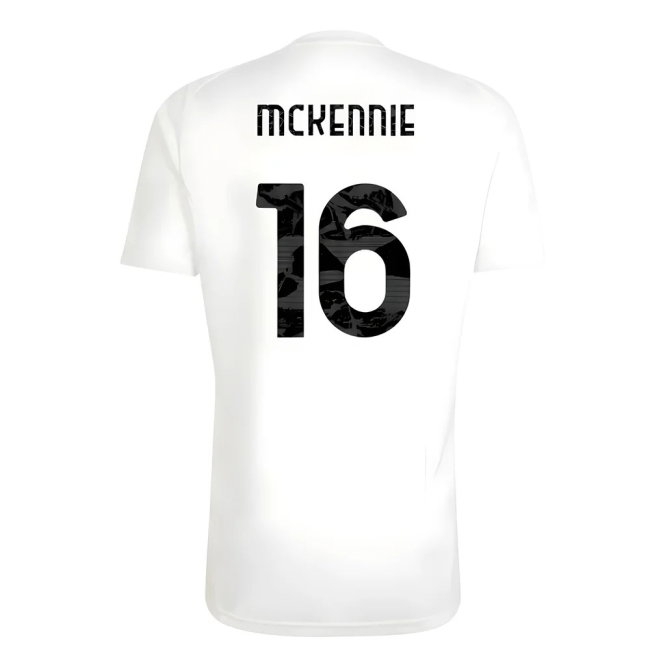 2025-2026 Juventus Training Tee (White) (McKennie 16) — Buy Now