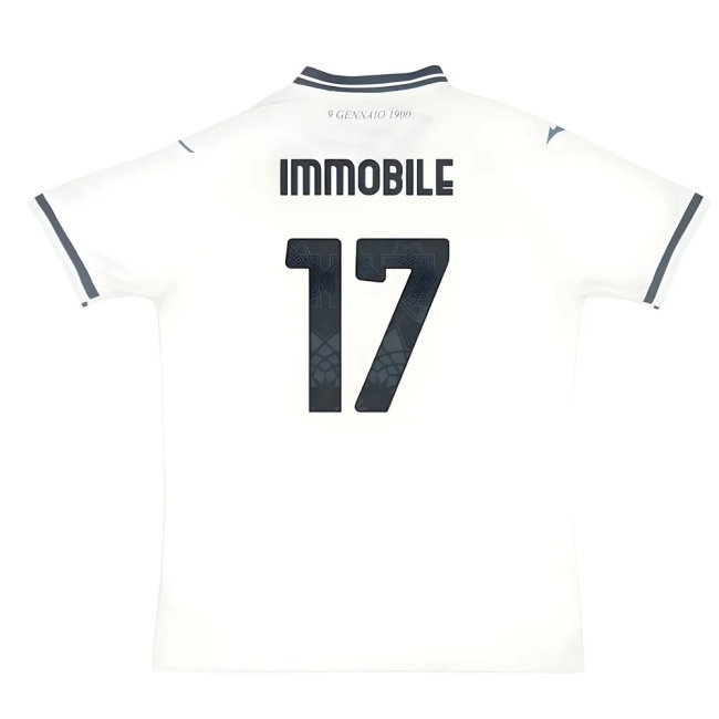 2025-2026 Lazio Away Shirt (Immobile 17) — Buy Online
