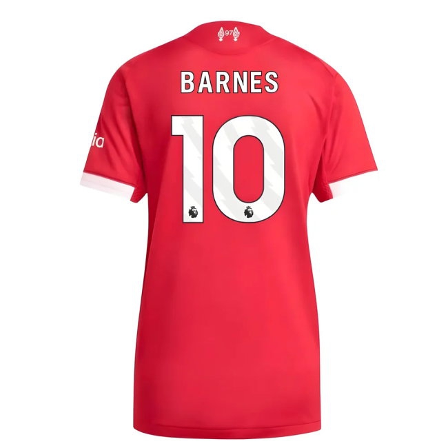 2025-2026 Liverpool Player Version Home Shirt (Womens) (Barnes 10) — Shop Now