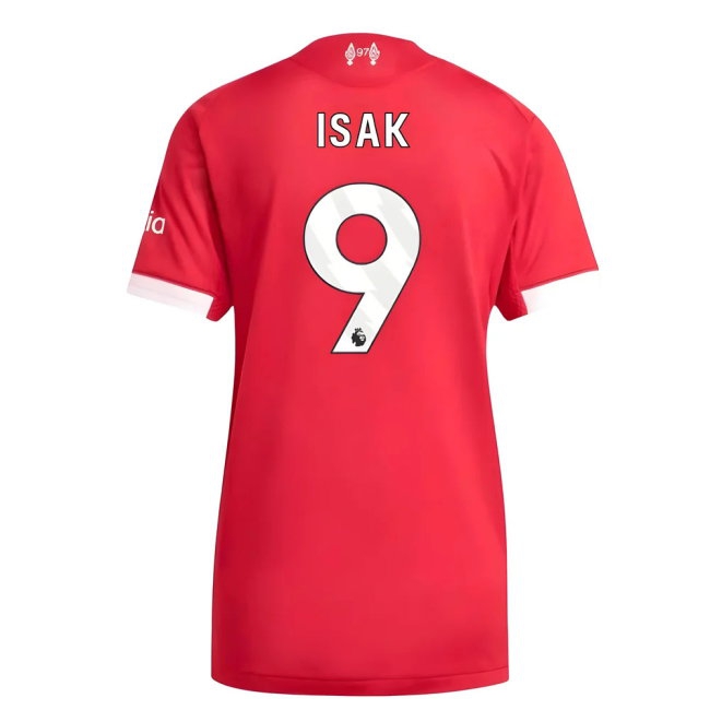 2025-2026 Liverpool Player Version Home Shirt (Womens) (Isak 9) — Shop Now