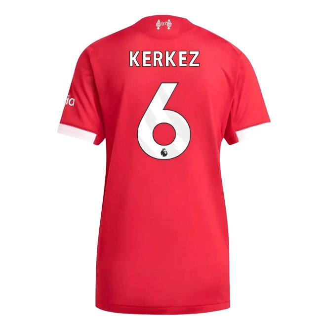 2025-2026 Liverpool Player Version Home Shirt (Womens) (Kerkez 6) — Buy Now