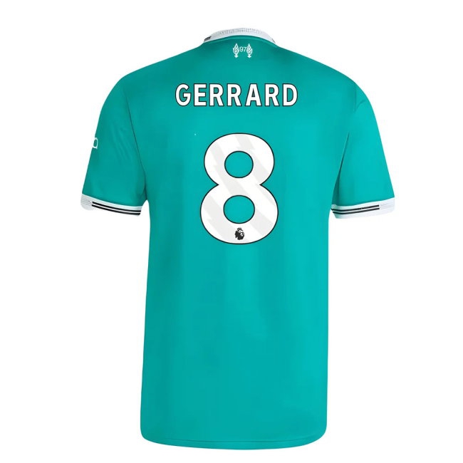 2025-2026 Liverpool Player Version Third Shirt (Gerrard 8) — Shop Now