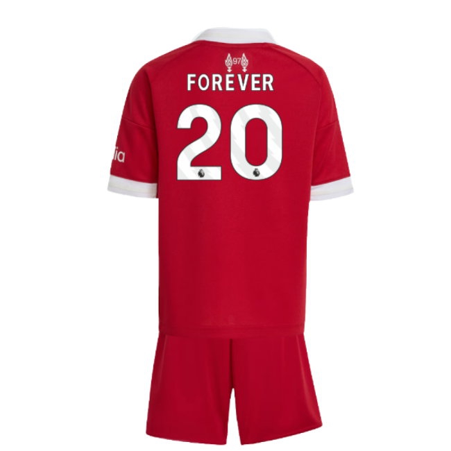 2025-2026 Liverpool Home Mini Kit (Forever 20) — Buy Now