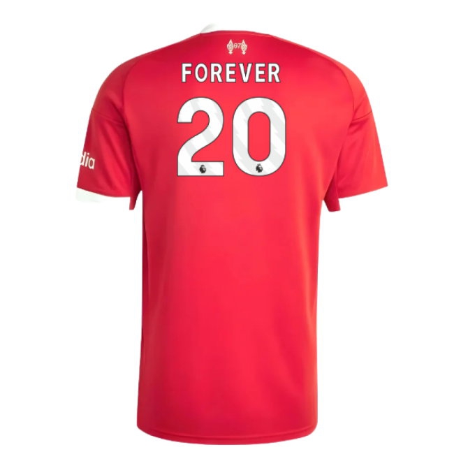 2025-2026 Liverpool Home Shirt (Forever 20) — Buy Now