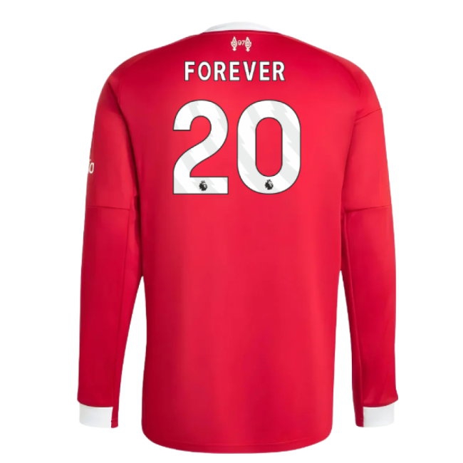 2025-2026 Liverpool Long Sleeve Home Shirt (Forever 20) — Buy Online