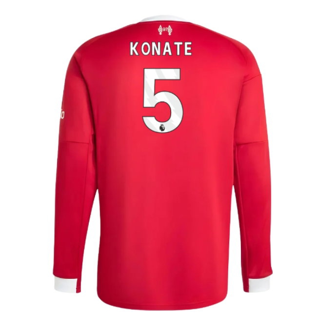 2025-2026 Liverpool Long Sleeve Home Shirt (Konate 5) — Buy Online