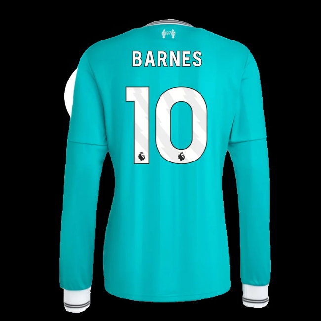 2025-2026 Liverpool Long Sleeve Third Shirt (Barnes 10) — Buy Online