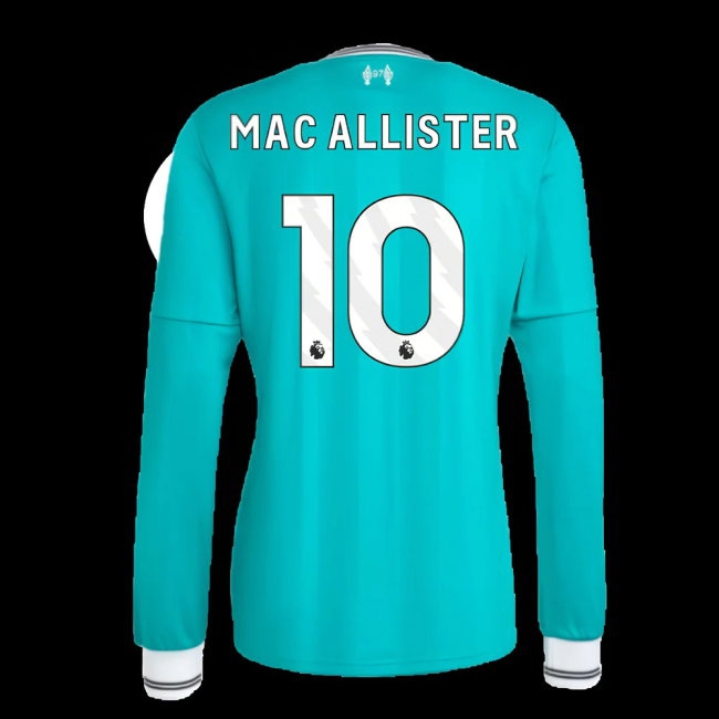 2025-2026 Liverpool Long Sleeve Third Shirt (Mac Allister 10) — Shop Now