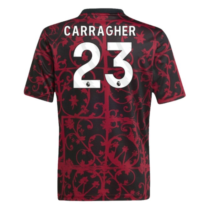 2025-2026 Liverpool Pre-Match Shirt (Black) - Kids (Carragher 23) — Shop Online