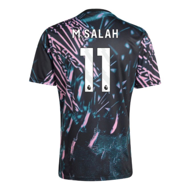 2025-2026 Liverpool Pre Match Shirt (Black) (M.Salah 11) — Buy Online
