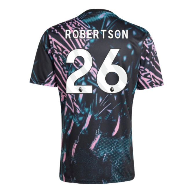 2025-2026 Liverpool Pre Match Shirt (Black) (Robertson 26) — Shop Now