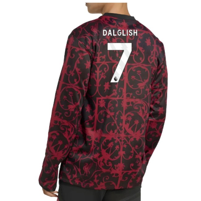2025-2026 Liverpool Pre-Match Warm Top (Black) (Dalglish 7) — Buy Now