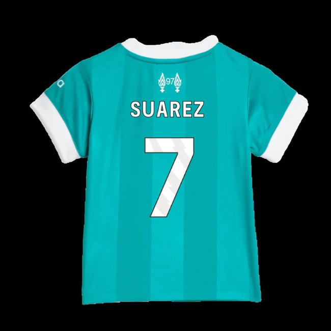 2025-2026 Liverpool Third Baby Kit (Suarez 7) — Shop Online