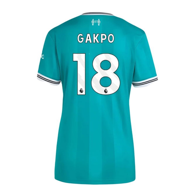 2025-2026 Liverpool Third Shirt (Womens) (Gakpo 18) — Shop Now