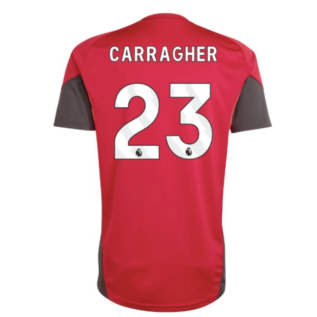 2025-2026 Liverpool Training Jersey (Strawberry Red) (Carragher 23) — Shop Now