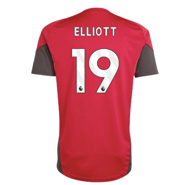 2025-2026 Liverpool Training Jersey (Strawberry Red) (Elliott 19) — Shop Now
