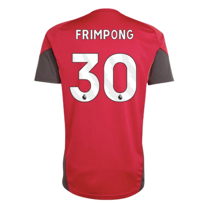 2025-2026 Liverpool Training Jersey (Strawberry Red) (Frimpong 30) — Buy Now