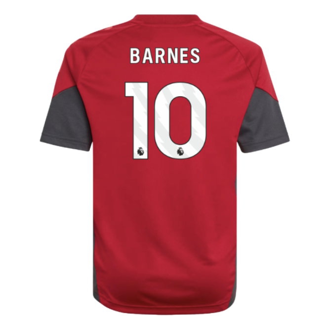 2025-2026 Liverpool Training Jersey (Strawberry Red) - Kids (Barnes 10) — Shop Now