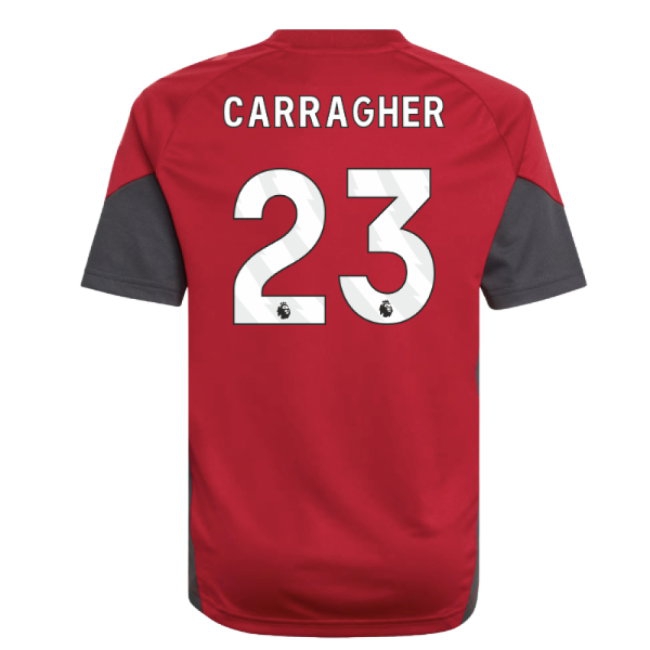 2025-2026 Liverpool Training Jersey (Strawberry Red) - Kids (Carragher 23) — Shop Online