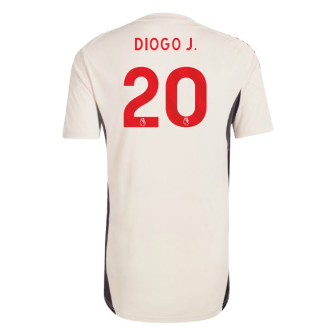 2025-2026 Liverpool Training Jersey (White) (Diogo J. 20) — Buy Now