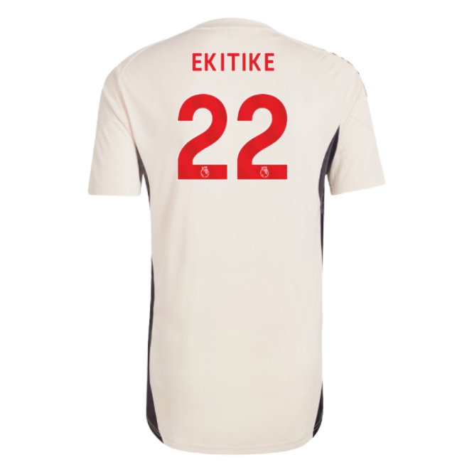 2025-2026 Liverpool Training Jersey (White) (Ekitike 22) — Buy Online