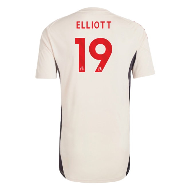 2025-2026 Liverpool Training Jersey (White) (Elliott 19) — Buy Now