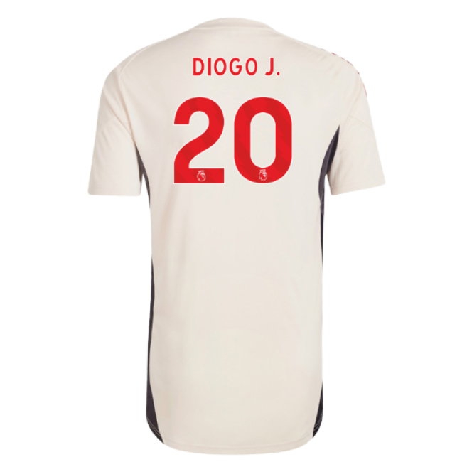 2025-2026 Liverpool Training Jersey (White) - Kids (Diogo J. 20) — Buy Now