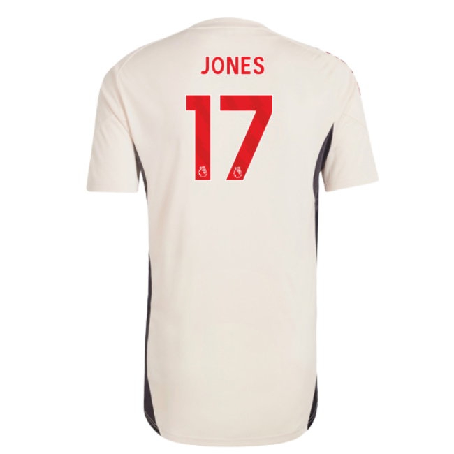 2025-2026 Liverpool Training Jersey (White) - Kids (Jones 17) — Buy Now