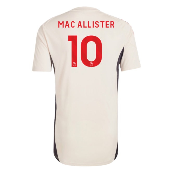 2025-2026 Liverpool Training Jersey (White) - Kids (Mac Allister 10) — Buy Now