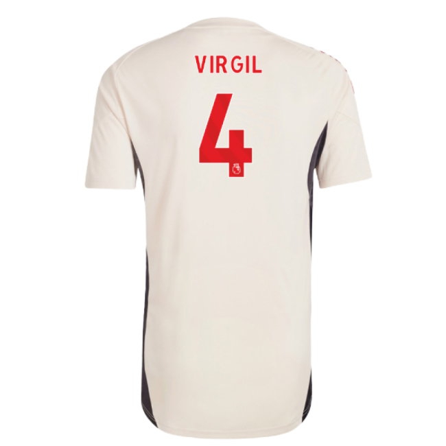 2025-2026 Liverpool Training Jersey (White) - Kids (Virgil 4) — Shop Now