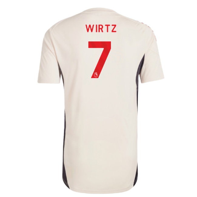 2025-2026 Liverpool Training Jersey (White) - Kids (Wirtz 7) — Shop Now