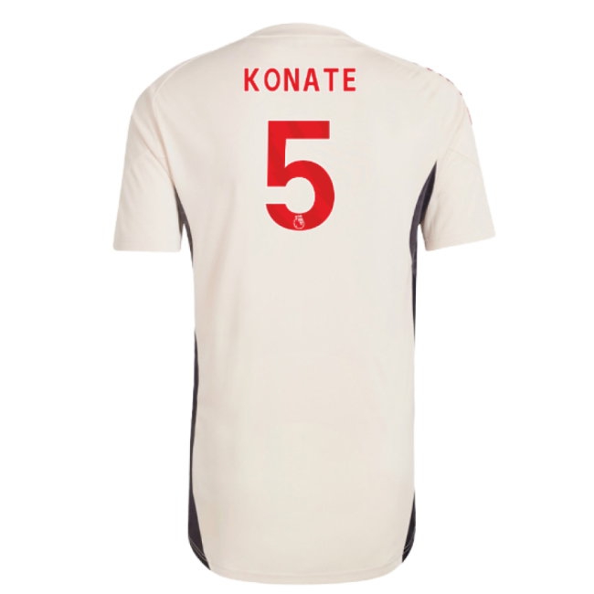 2025-2026 Liverpool Training Jersey (White) (Konate 5) — Shop Now