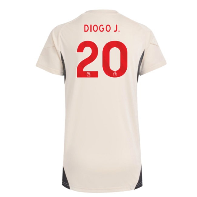 2025-2026 Liverpool Training Jersey (White) - Womens (Diogo J. 20) — Shop Online