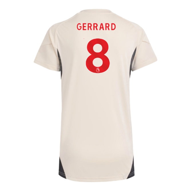 2025-2026 Liverpool Training Jersey (White) - Womens (Gerrard 8) — Buy Online