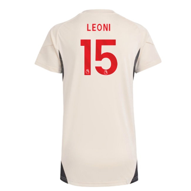 2025-2026 Liverpool Training Jersey (White) - Womens (Leoni 15) — Shop Online