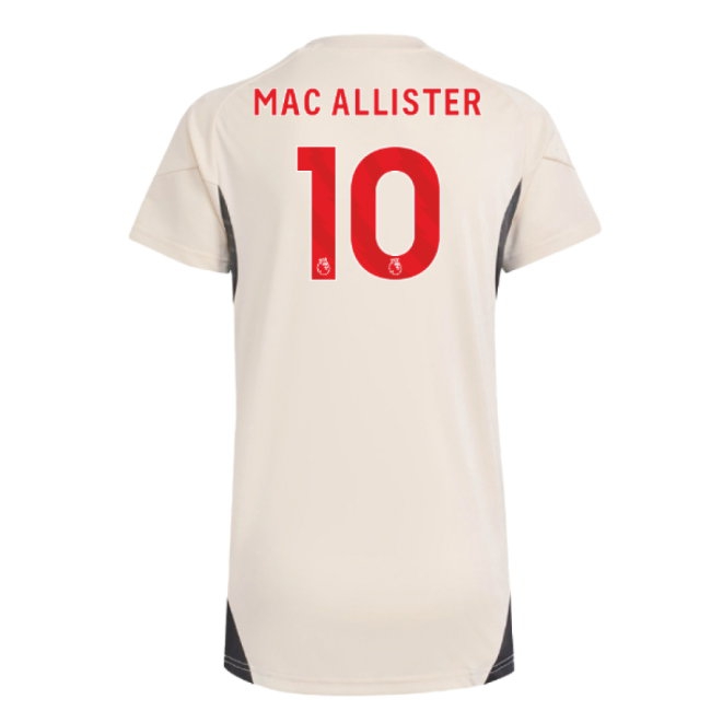 2025-2026 Liverpool Training Jersey (White) - Womens (Mac Allister 10) — Shop Online