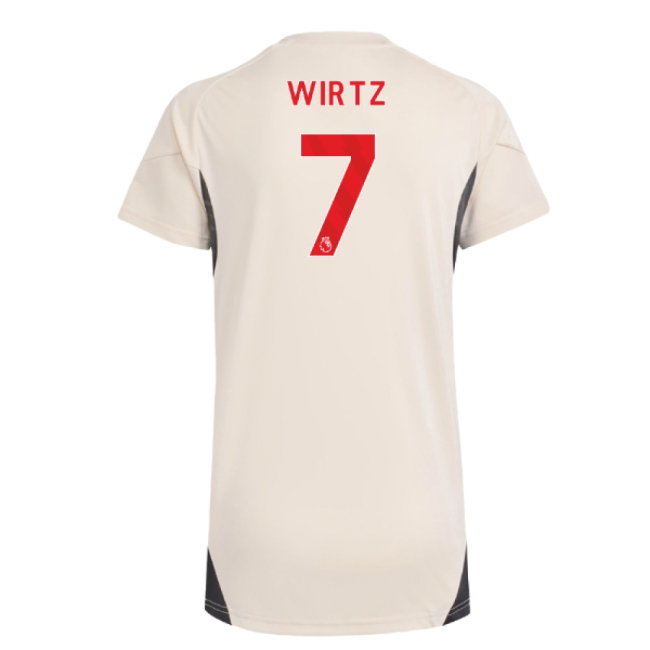 2025-2026 Liverpool Training Jersey (White) - Womens (Wirtz 7) — Buy Now